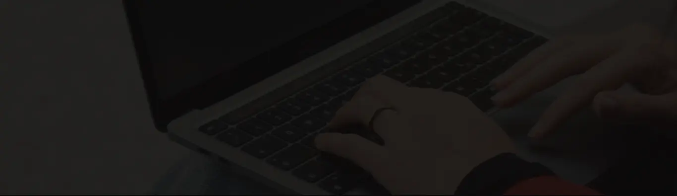 Laptop typing